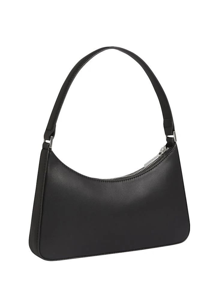 كالفن كلاين Logo Detailed Zip through Shoulder Bag