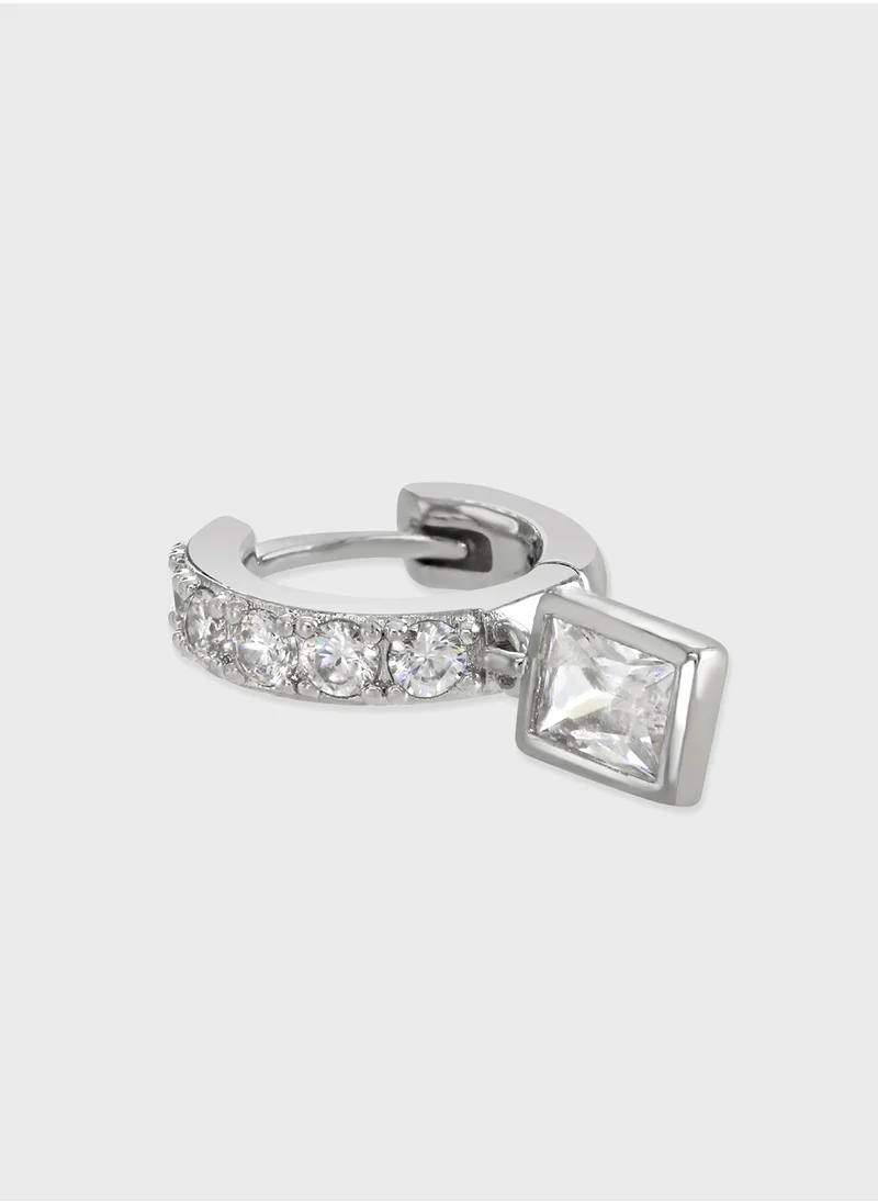 BUCKLEY LONDON Diamond Hoop Earring