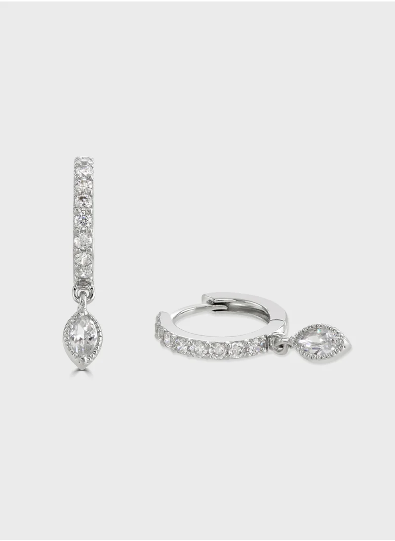BUCKLEY LONDON Diamond Hoop Earring