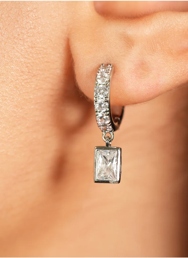 BUCKLEY LONDON Diamond Hoop Earring