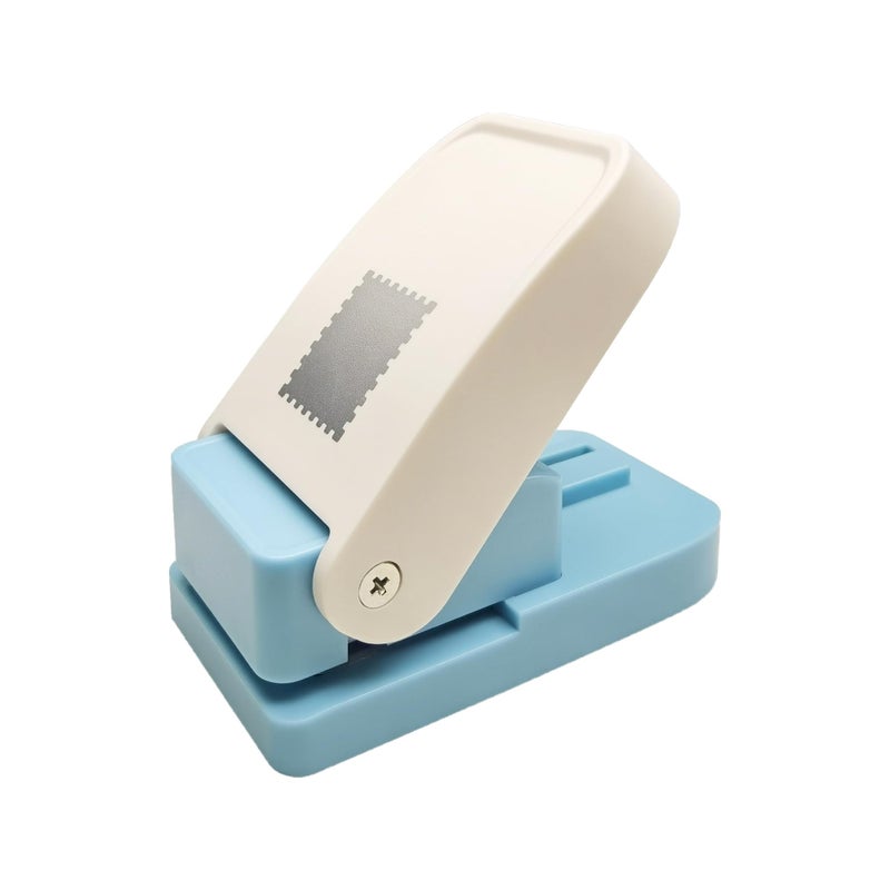 VSREI Postage Stamp Hole Punch, Stamppunches for Paper Crafts, Hole Puncherstamp, Stampshaped Hole Punch, Extra Strong Hole Stanzer for Paper up to 500 G/MÂ², Cut Out Stamp Dimensions: 1 X 0.82 Inch - Image 1