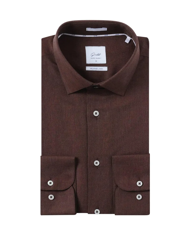 Rare Rabbit Men's Textured Business Plain Shirt