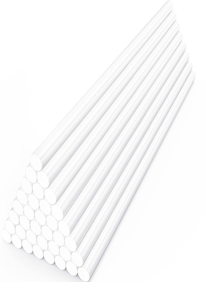 ENPOINT White Hot Glue Sticks Bulk, 36 Pack Mini Glue Sticks for Crafting DIY Art Gluing Project Car Dent Repair Sealing, 8" Long x 0.27" Dia - Image 1