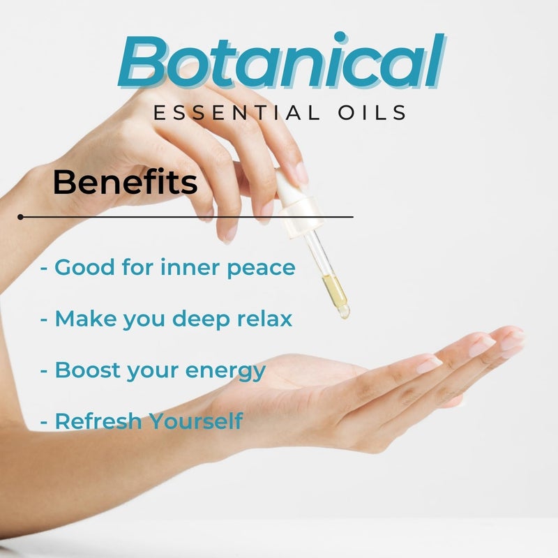 benatu Essential Oils Blend Set, Relaxation Fragrance Gift for Women and Men, Natural Aromatherapy Kit for Diffuser, Home, Body Topical Massage (Dream, Breathe, Balance, Stress, Thief) - Image 2