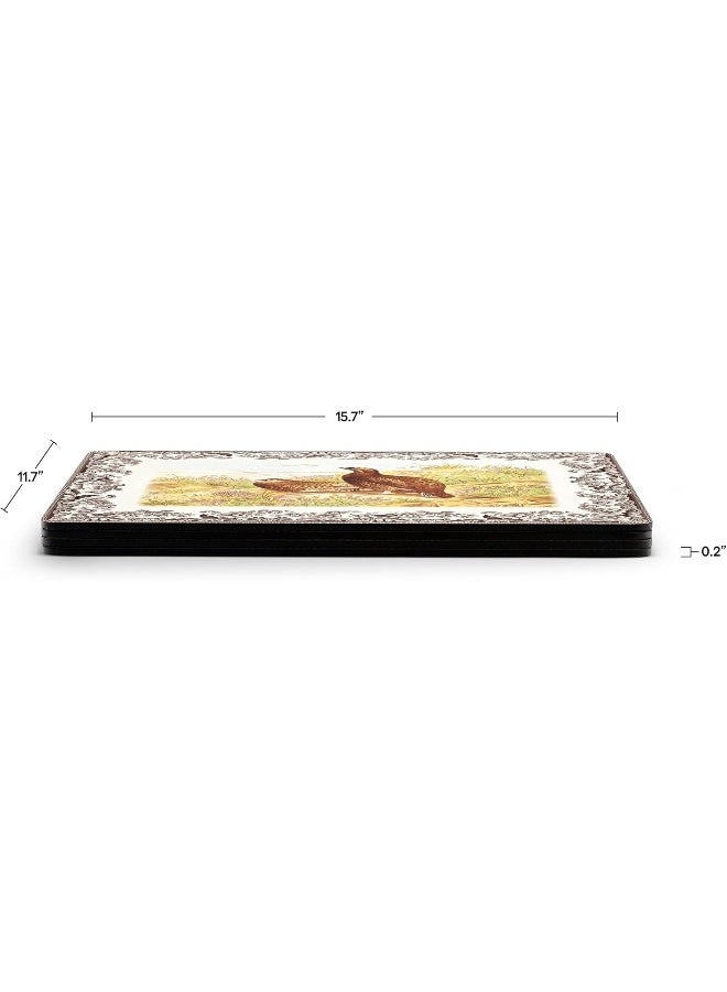 Pimpernel Spode Woodland Rectangular Placemats, Set of 4 - Image 4