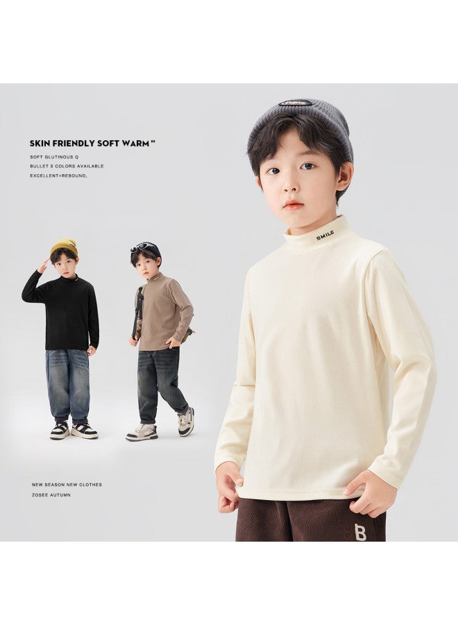 Zuoxi Kids' Long Sleeve T-shirt School Uniform Essential Boys' Base Layer Top Antibacterial Autumn Fashion For Big Kids - Image 4
