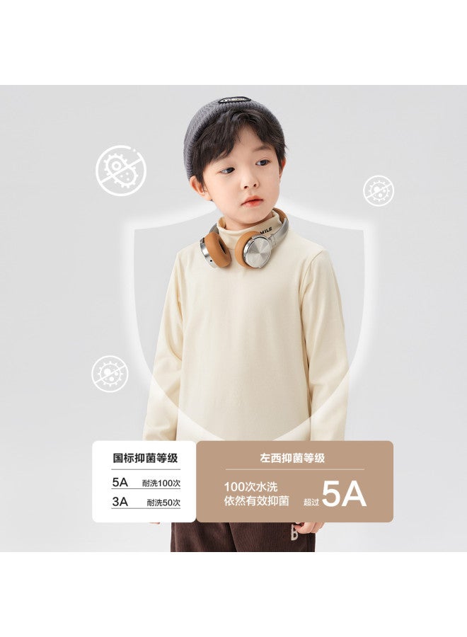 Zuoxi Kids' Long Sleeve T-shirt School Uniform Essential Boys' Base Layer Top Antibacterial Autumn Fashion For Big Kids - Image 5