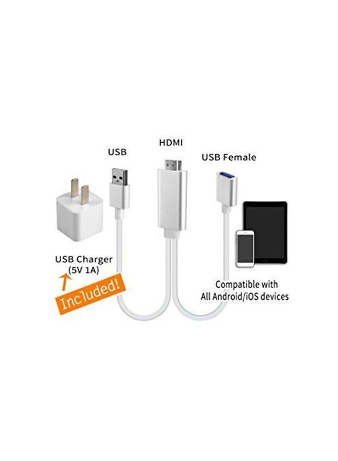 HDTV Cable HDMI HD Video Adapter 1080P Smart Converter Cable for Apple, Android and IPhone HD Plug and Play  - Image 3