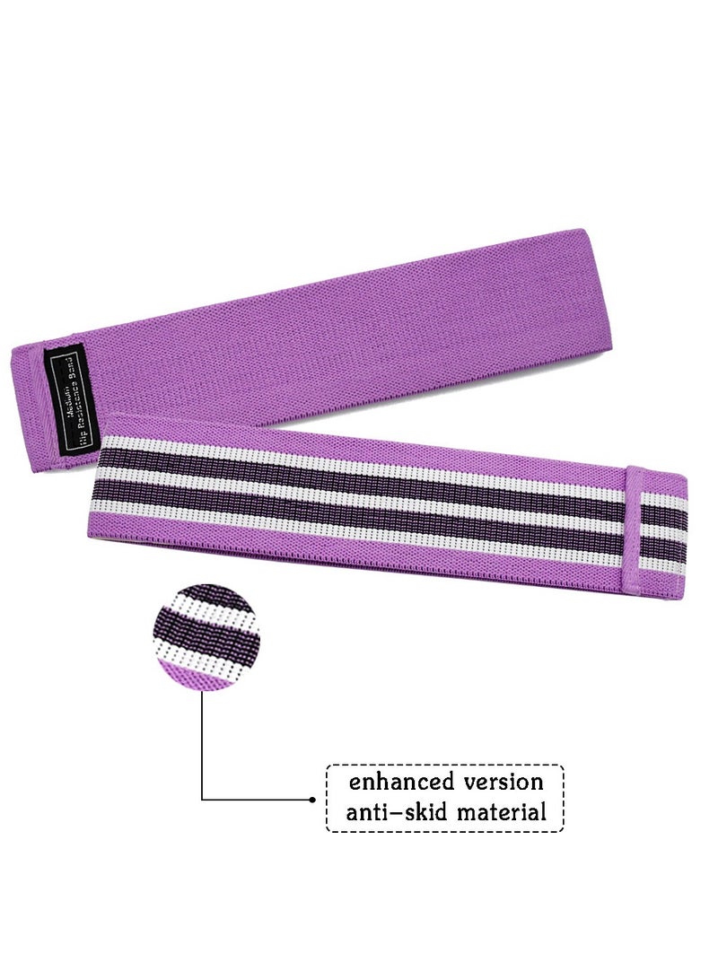Innoshine 3 Pack Fitness Resistance Band Exercise Stretch Band  Yoga Belts Strap Exercise Workout Resistance Ballet Band,  Stretching  Band for Physical Therapy, Pilates Dance and Gymnastics - Image 3