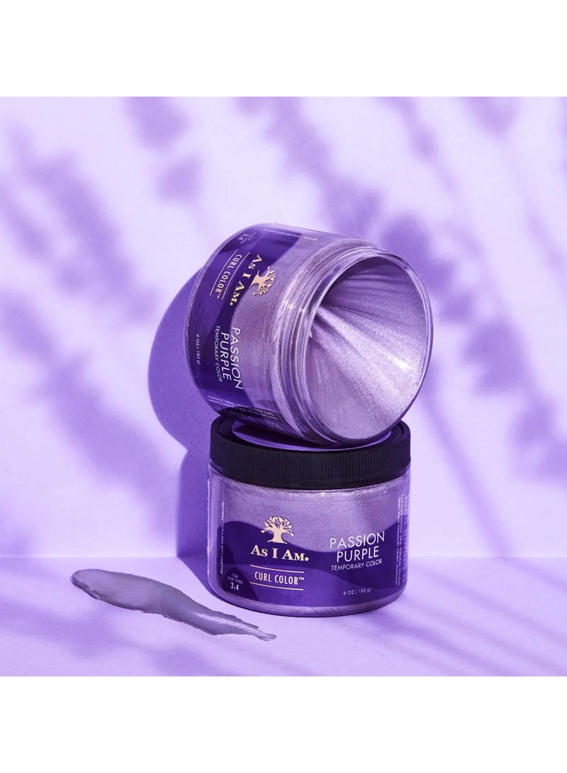 As I Am جل تجعيد الشعر باللون الأرجواني من CURL COLOR PASSION 6 أونصة - Image 3
