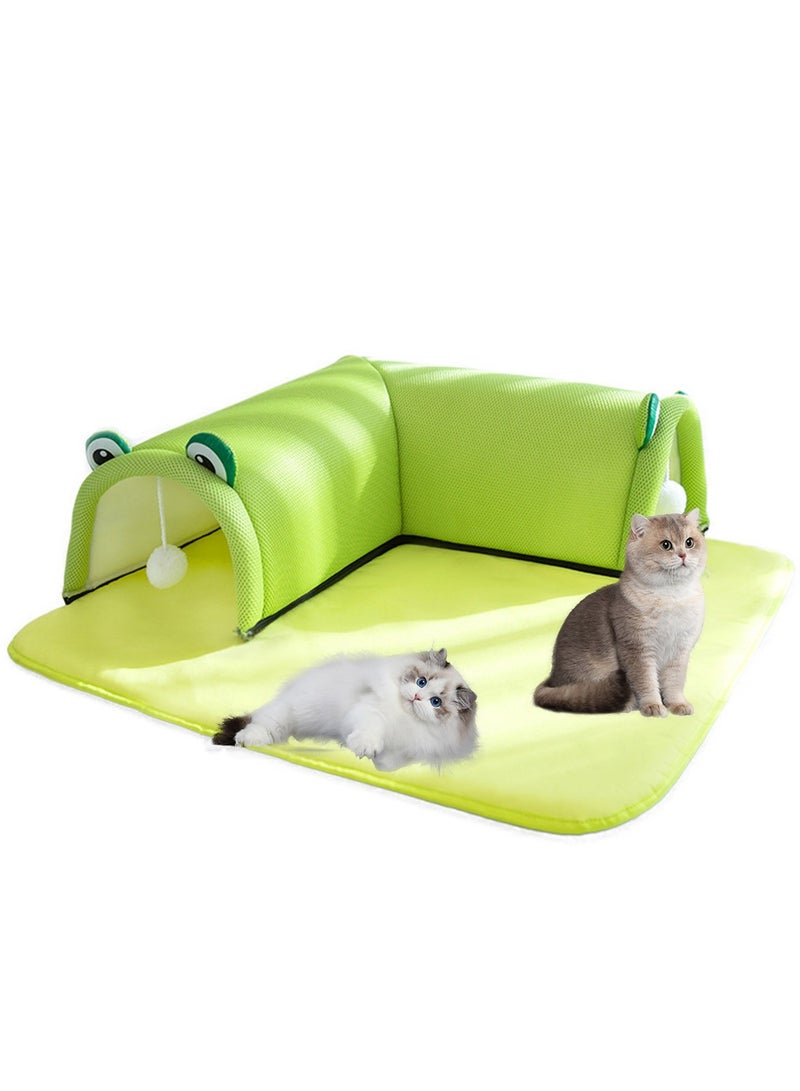 كيدل سرير قطط على شكل نفق للقطط من تصميم ديان جرين فروغ - Image 1