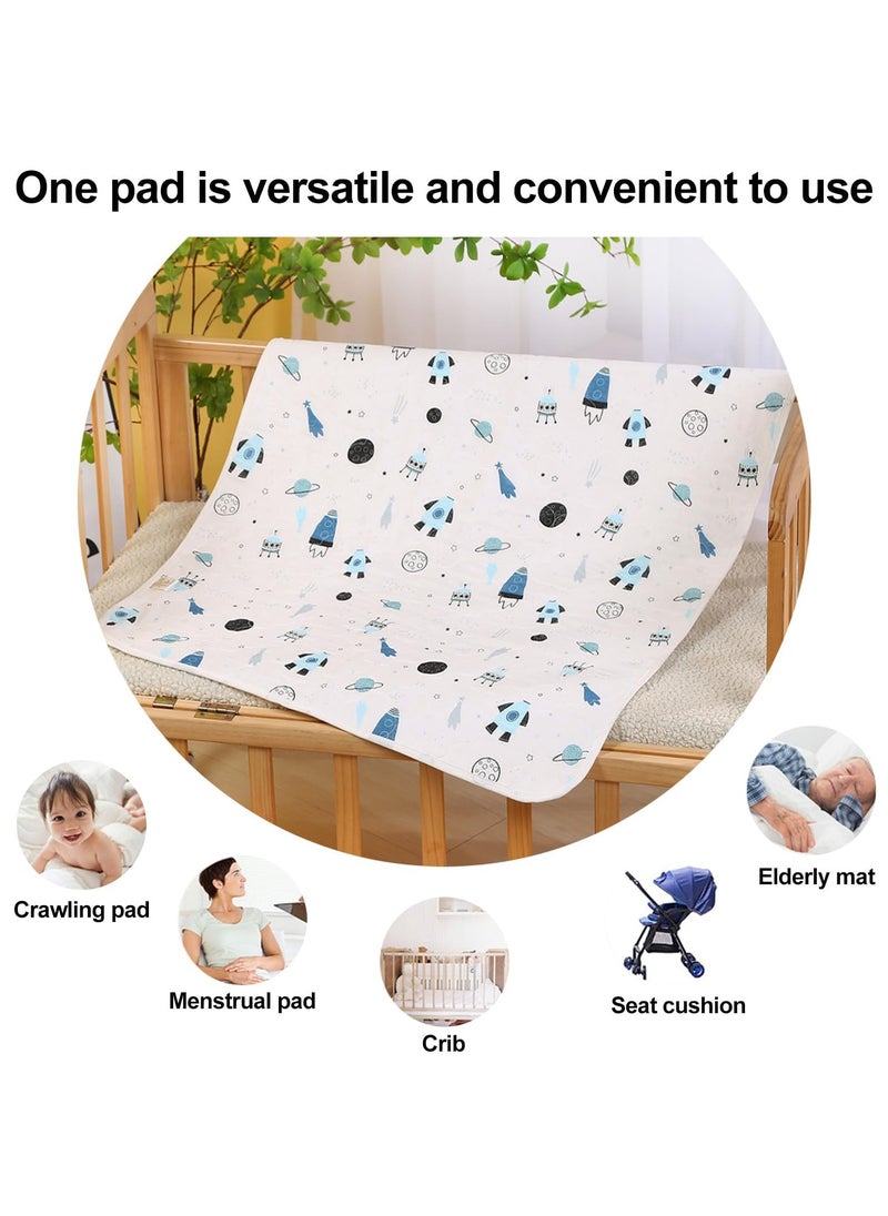 Mr. Penda Potty Training Bed Pad, Waterproof Diaper Pad with Anti Slip, Design Washable Crib Mattress Sheets Reusable Waterproof Bed, Wetting Protector Mat for Kids Toddlers Children 70 X 90cm  - Image 3