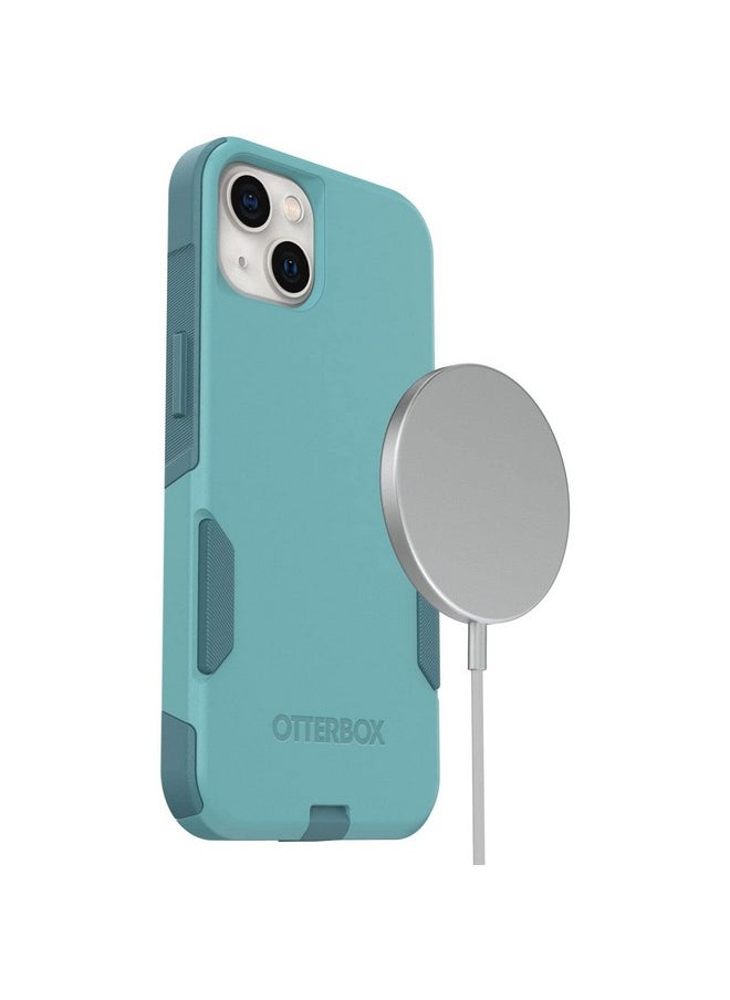 Otterbox - OtterBox iPhone 13 (ONLY) Commuter Series Case - RIVETING Way, Slim & Tough, Pocket-Friendly, with Port Protection Teal - Image 1