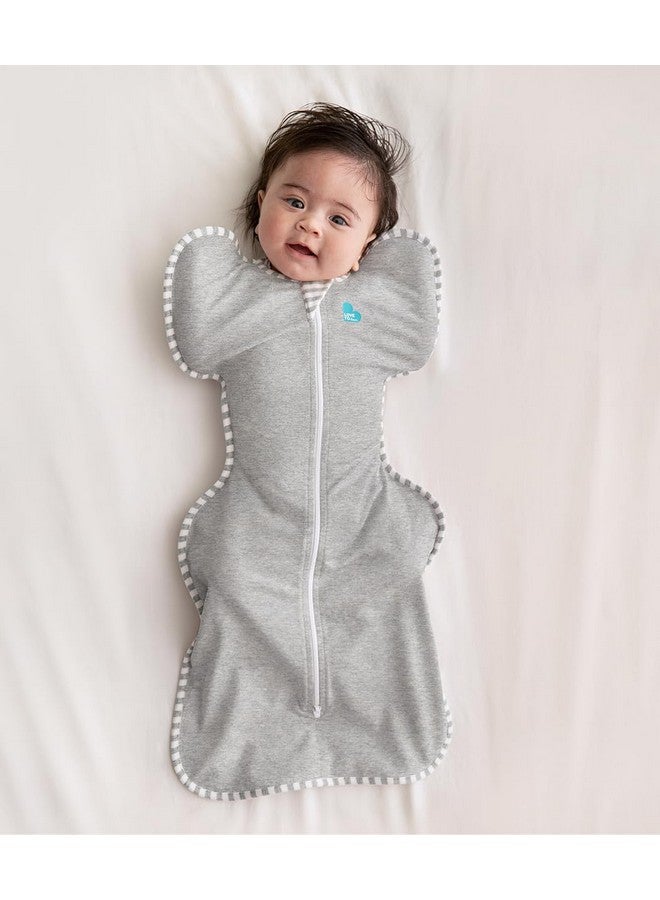Love to Dream Swaddle UP, Baby Sleep Sack, Self-Soothing Swaddles for Newborns, Snug Fit Helps Calm Startle Reflex, Newborn Essentials for Baby, 1.0 TOG, 5-8.5 lbs, Gray - Image 2