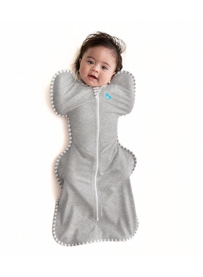 Love to Dream Swaddle UP, Baby Sleep Sack, Self-Soothing Swaddles for Newborns, Snug Fit Helps Calm Startle Reflex, Newborn Essentials for Baby, 1.0 TOG, 5-8.5 lbs, Gray - Image 1