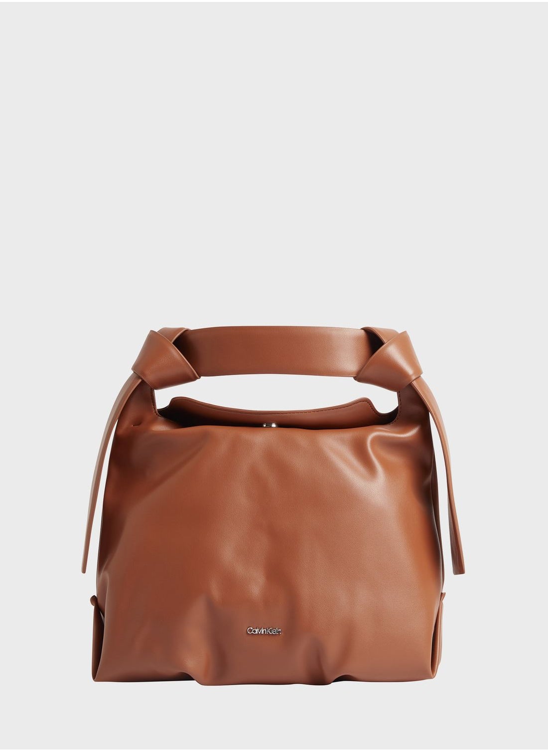 Calvin Klein Brown Soft Nappa Crossbody Bag