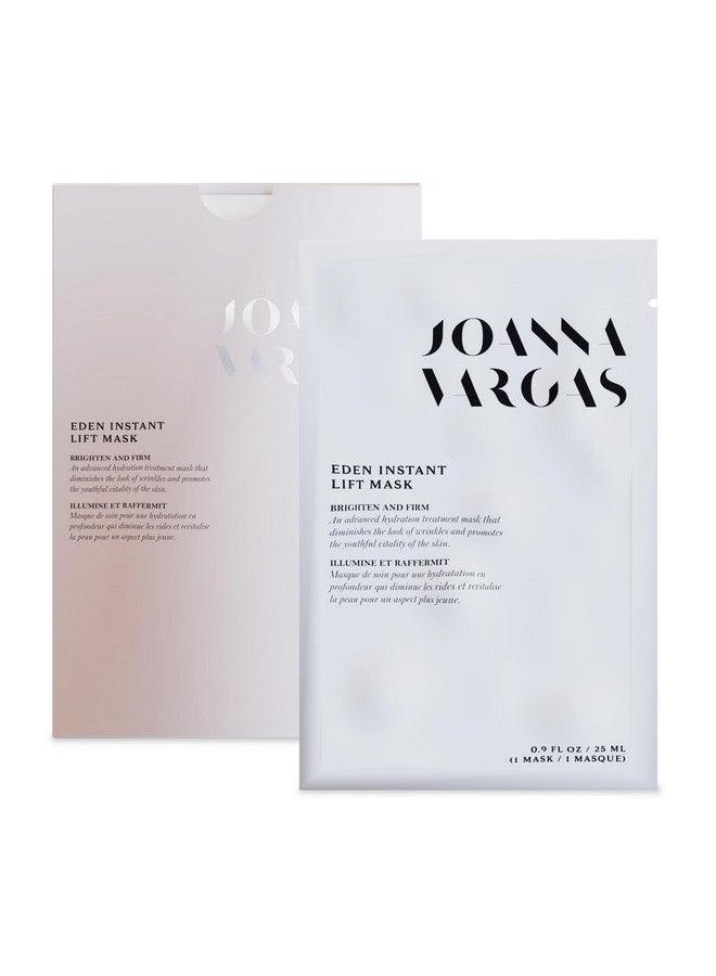 Joanna Vargas Eden Instant Face Lift Facial Masks Anti Aging Sheet Mask Skin Firming Face Sheet Mask Hydrating Sheet Mask For Glowing Skin Premium Face Mask Skin Care With Hyaluronic Acid 1Pc - Image 1