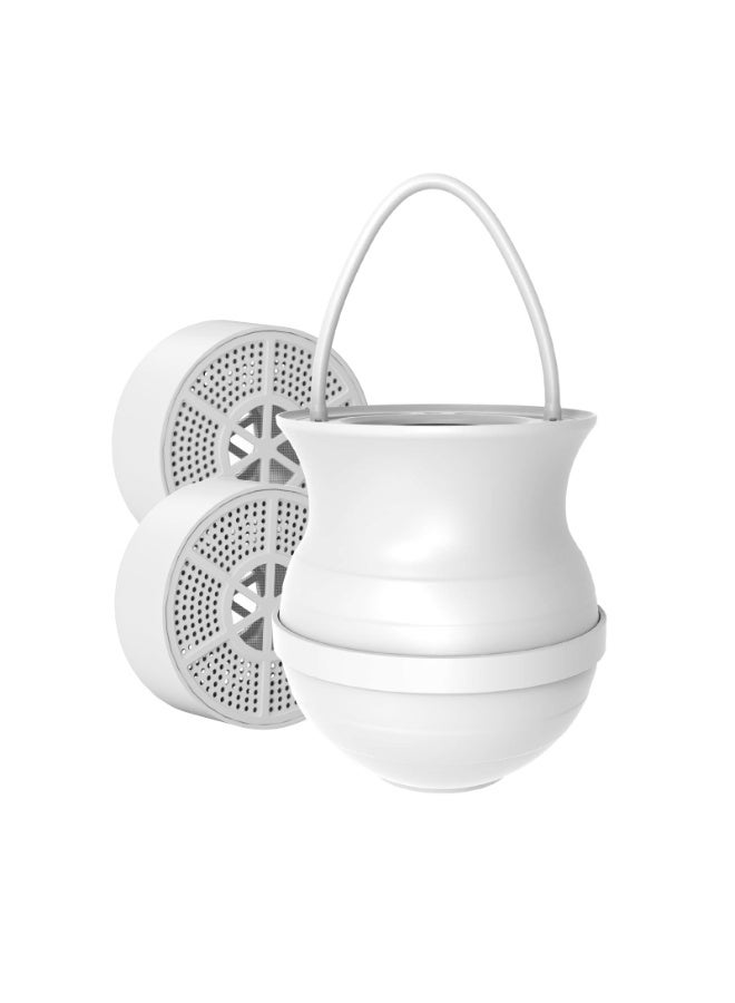 FEELSO 10 Stages Bath Filter for Tub with 2 Filters Cartridges, Shower Filter for Healthier Skin Hair Vase - Image 1