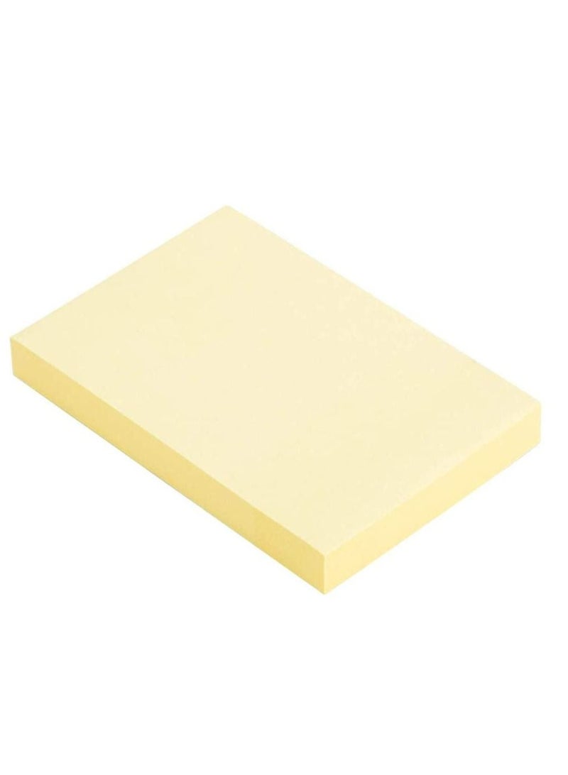 Deli ملاحظات لاصقة 6 قطع بحجم 2x3 بوصة باللون الأصفر - Image 2