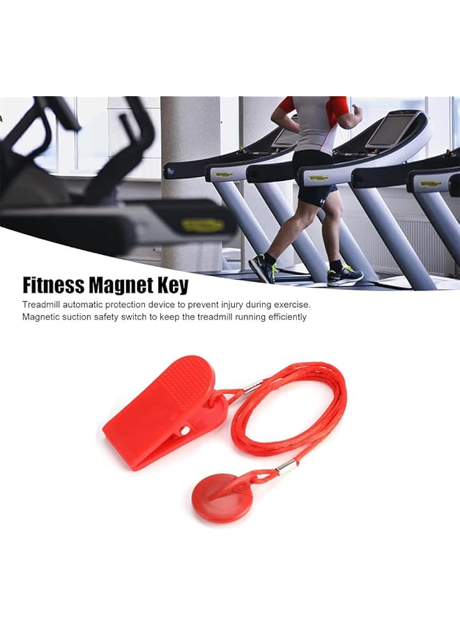 erorex Treadmill Safety Key, Treadmill Emergency Stop, Magnetic Stop Switch, Emergency Accessory Kits Magnet Safety Lock Compatible With Majority Of Treadmills - Image 2