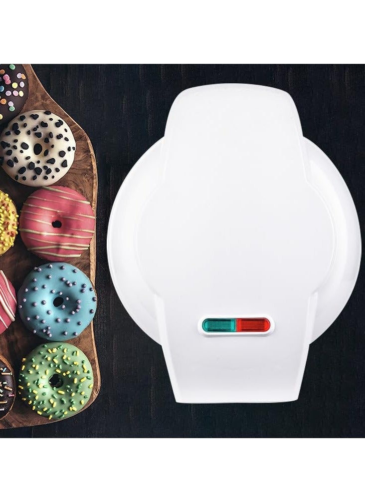 Captaintech Donut Maker Machine, Electric Donut Press Machine for Kid-Friendly Breakfast, Snacks, Desserts, Non-Stick & Double-sided Heating, for Kid-Friendly Breakfast Desserts, Makes 7 Doughnuts - Image 1