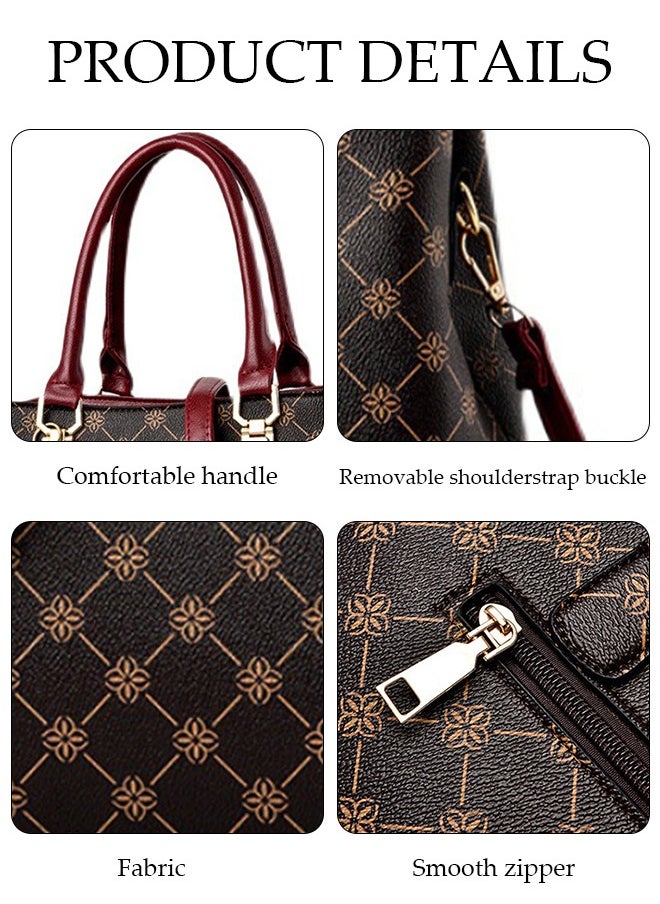 Women Handbags and Purse Tote Bags for Ladies with Tassel Pendant Fashionable Satchel Shoulder Bag Retro Top Handle Zip Top for Working Traveling Party Daypack - pzsku/ZBC8F7DEA9E88242C0F2EZ/45/_/1713240630/bc052f06-de14-4937-bbdf-25ac8a2fb87b