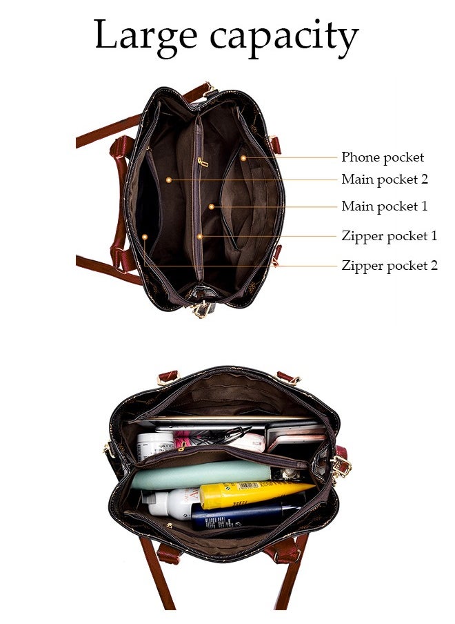 Women Handbags and Purse Tote Bags for Ladies with Tassel Pendant Fashionable Satchel Shoulder Bag Retro Top Handle Zip Top for Working Traveling Party Daypack - pzsku/ZBC8F7DEA9E88242C0F2EZ/45/_/1713240632/c770a9f0-4f5c-4a2d-a1b9-2d50ebe22968