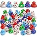 Vinsot 96 Pcs Easter Rubber Ducks Bulk Candy Colorful Cruise Bath Toys for Kids Easter Basket Stuffers Egg Hunt Fillers Birthday Party Favors Gift Christmas - Image 2