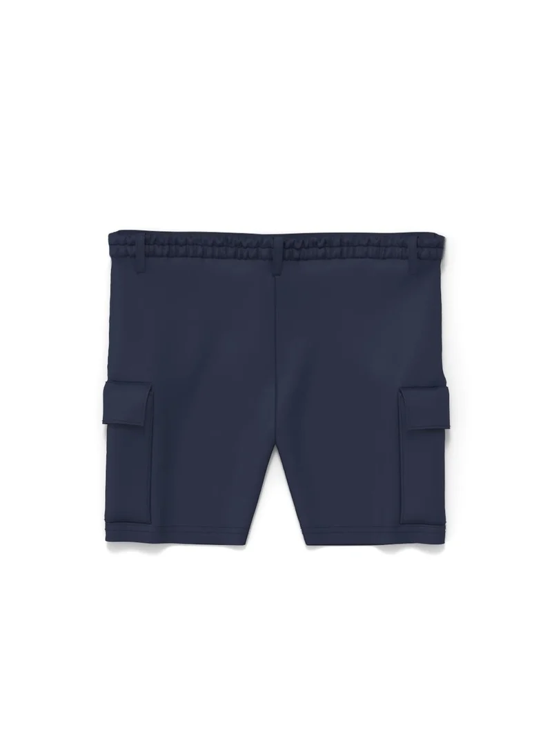Nautinati Nautinati Boys' Cotton Graphic Printed Shirt and Cargo Shorts with Patch Pockets