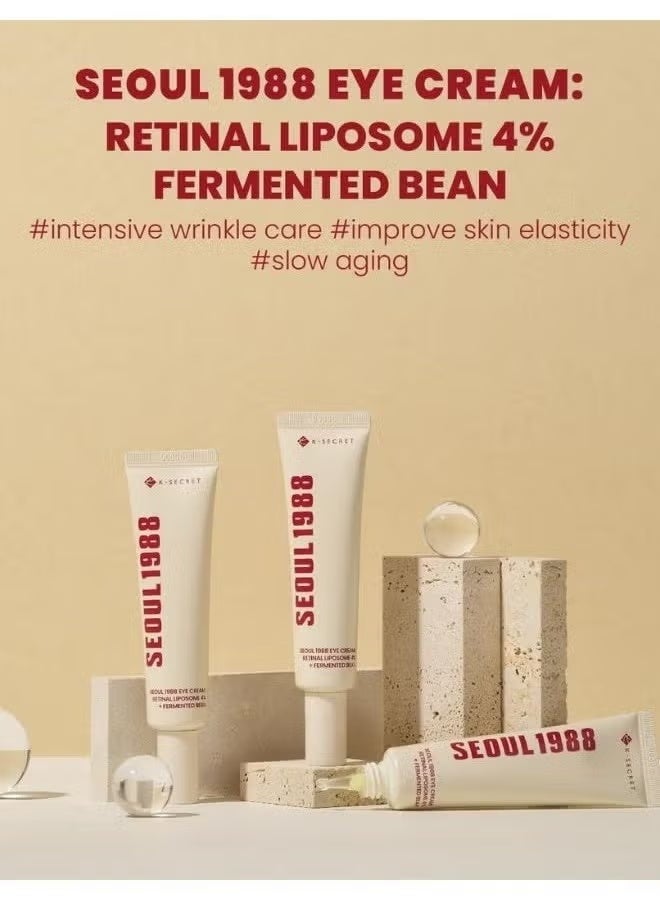 SEOUL 1988 Eye Cream : Retinal Liposome 4% + Fermented Bean - Image 2