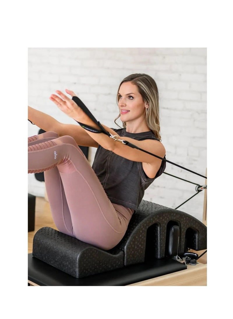 Balanced Body - Balanced Body Pilates Arc – Lightweight Foam Spine Corrector with Detachable Foot, Asymmetrical Design, Versatile Full-Body Trainer with Exercise Guide - Image 1