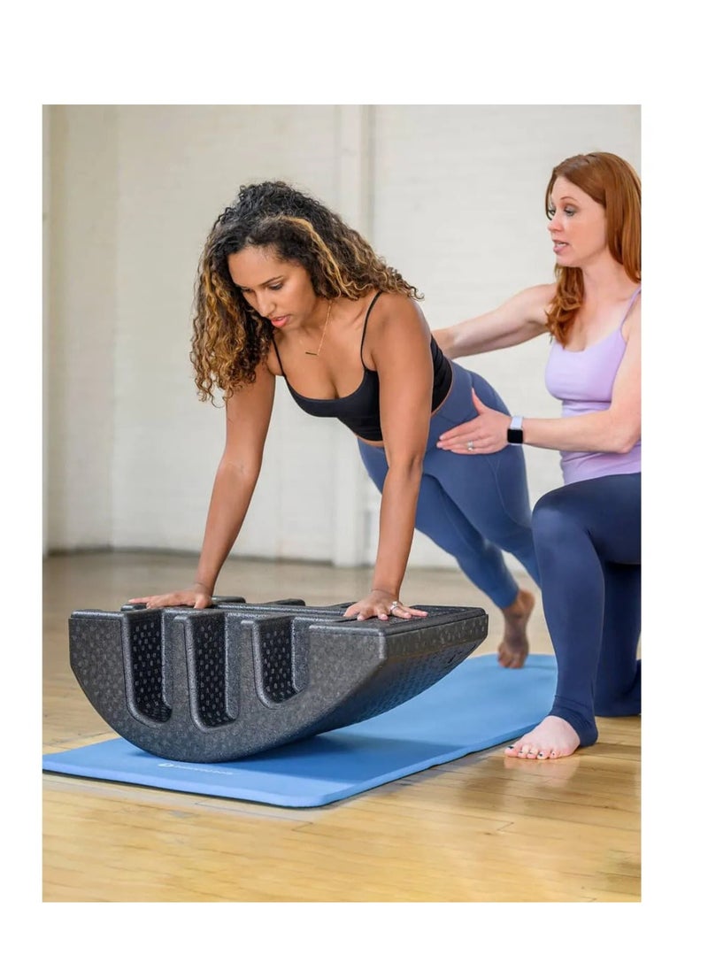 Balanced Body - Balanced Body Pilates Arc – Lightweight Foam Spine Corrector with Detachable Foot, Asymmetrical Design, Versatile Full-Body Trainer with Exercise Guide - Image 1