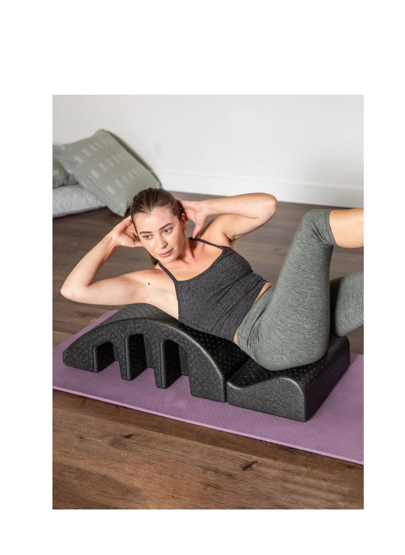 Balanced Body - Balanced Body Pilates Arc – Lightweight Foam Spine Corrector with Detachable Foot, Asymmetrical Design, Versatile Full-Body Trainer with Exercise Guide - Image 1