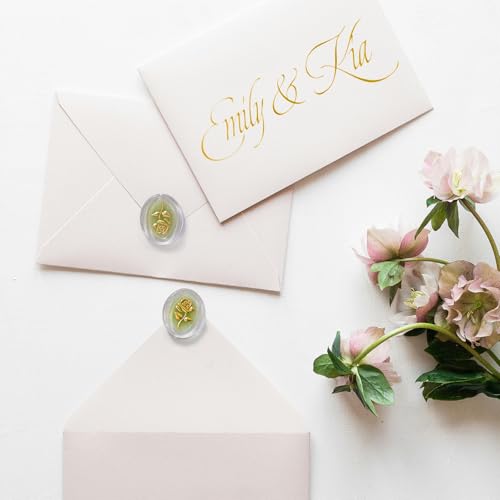 JAGERGREEN 50 Pack 5x7 Envelopes Letter Size, White A7 Envelopes Self Seal for Wedding Invitation, Envelope 5.4x7.6 for Greeting Cards, Photos, Baby Shower, Graduation, Thank You Cards, Announcements - Image 2