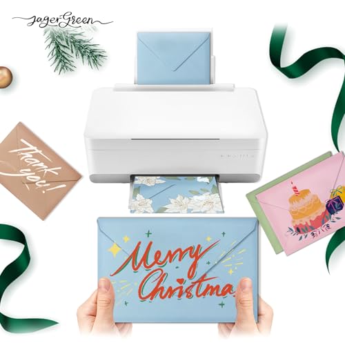 JAGERGREEN 50 Pack 5x7 Envelopes Letter Size, White A7 Envelopes Self Seal for Wedding Invitation, Envelope 5.4x7.6 for Greeting Cards, Photos, Baby Shower, Graduation, Thank You Cards, Announcements - Image 4