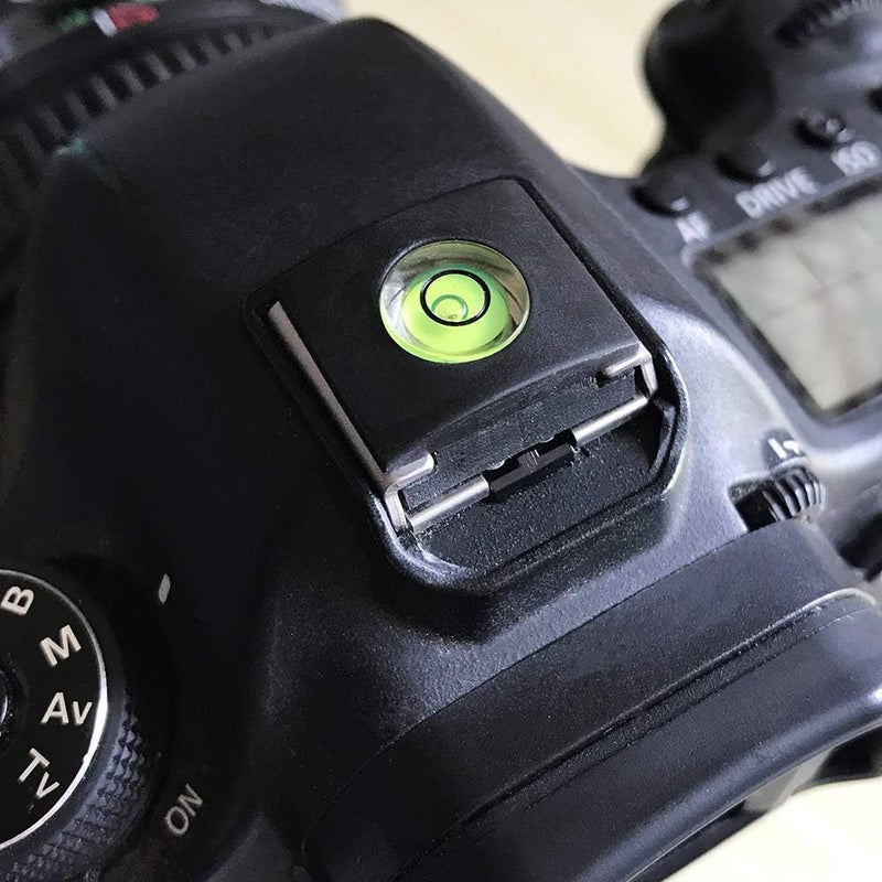 MOBOREST Camera Hot Shoe Cover Flashlight Bubble Level Protector for Canon Nikon Panasonic Fujifilm Olympus Pentax Sigma DSLR/SLR/Evil (2+1PCS) - Image 3