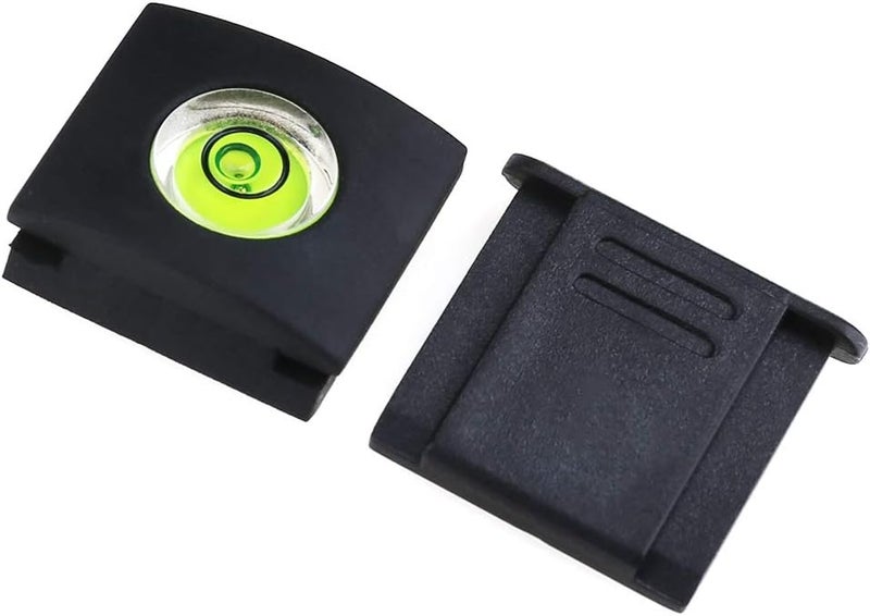 MOBOREST Camera Hot Shoe Cover Flashlight Bubble Level Protector for Canon Nikon Panasonic Fujifilm Olympus Pentax Sigma DSLR/SLR/Evil (2+1PCS) - Image 2