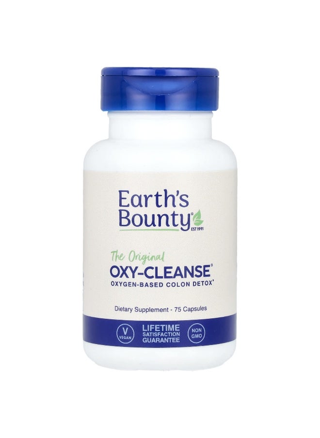 Earth's Bounty Earth's Bounty, The Origianl Oxy-Cleanse®, Oxygen-Based Colon Detox, 75 Capsules  - Image 1