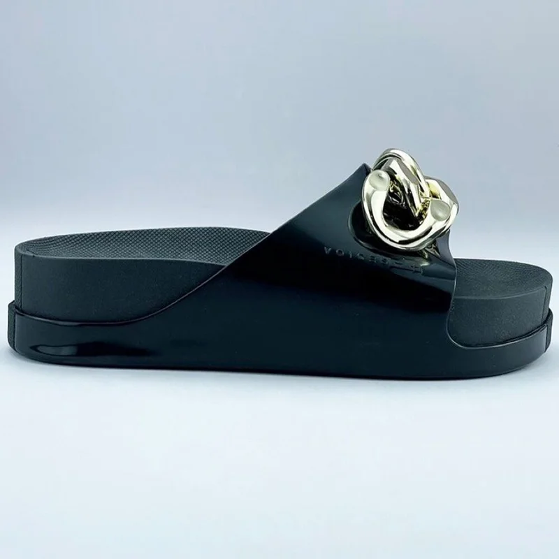 Voices Voices Women'S Slides, Slide Soul Corrente 2K - 003.00006, Color - Black