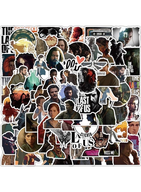 100 قطعة من ملصقات The Last of Us المقاومة للماء من الفينيل الكرتوني