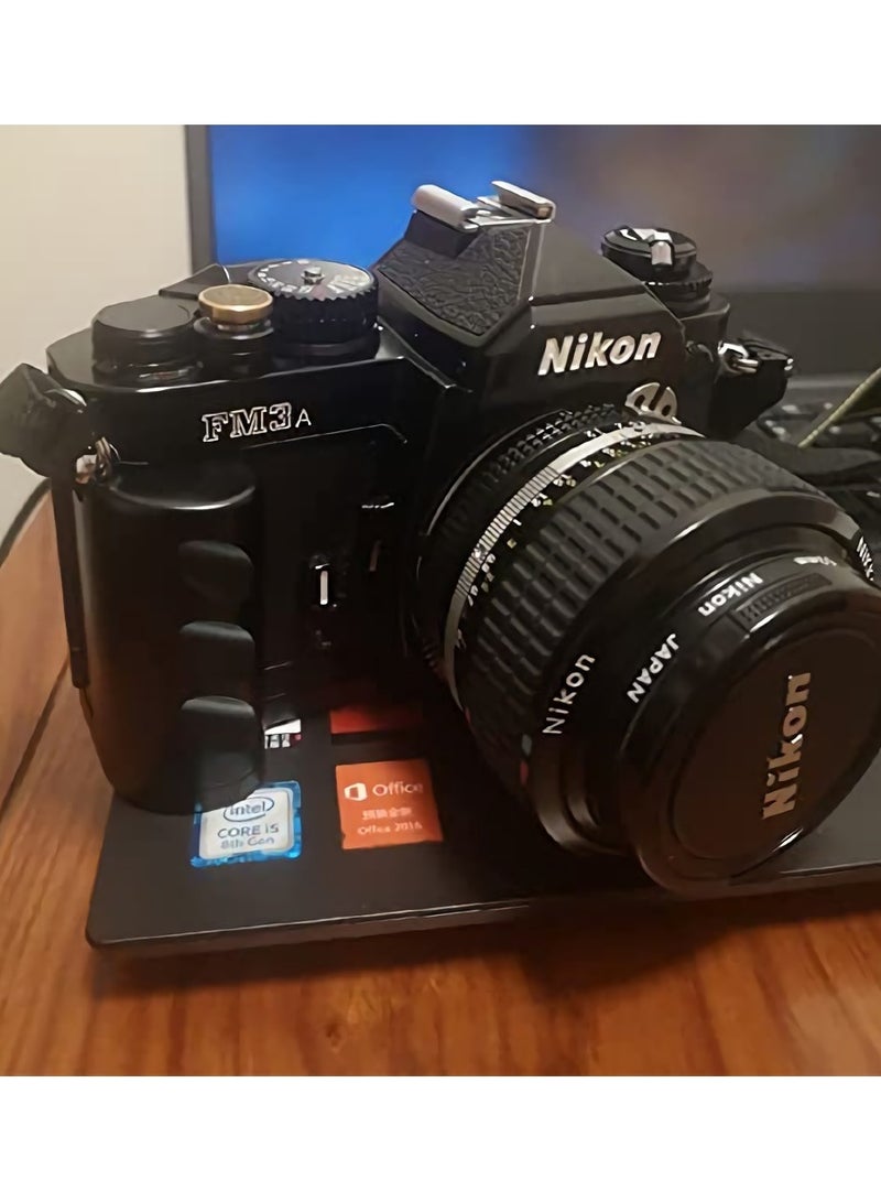 SOLARAE Quick Release Plate Base Grip Handle, for Nikon FM2 FM3 FE FE2 FM Camera, fit for Arca Swiss Ballhead, Black - Image 4