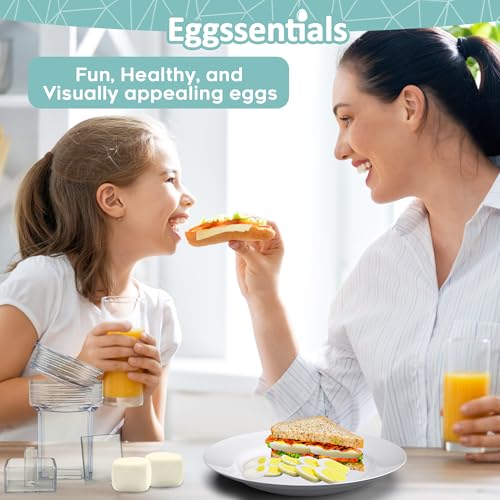Eggssentials Pack of 3 Egg Shaper - Egg Cuber Square Egg Mold - Hard Boiled Eggs Maker for Square Boiled Eggs Egg Dicer for Eggs - Boiled Egg Mold Egg Press. - Image 4