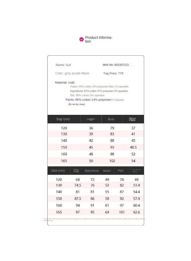 DEESHA 【طقم أزياء على الطريقة الكورية هودي ورياضي من قطعتين】ملابس البنات لخريف وربيع مجموعة ملابس للأطفال من متوسطي العمر إلى الأكبر سناً - Image 5