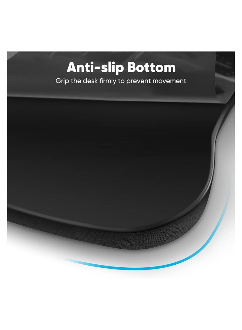 Zikra Memory Foam Elbow Rest Pad & Wrist Support, Non-Slip Arm Cushion for Desk Use, Relieves Elbow Pain, Ideal for Office & Home, Made with Elastic Granular Cotton Fiber. - Image 3