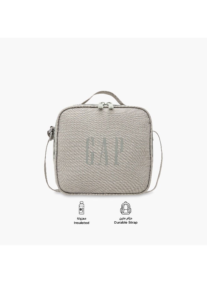 GAP Solid Lunch Bag in Grey for Kids - Image 4
