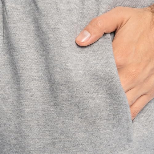 Fruit of the Loom Men's Eversoft Fleece Open Bottom Sweatpants with Pockets, Relaxed Fit, Moisture Wicking, Breathable, Grey Heather, Small - Image 5