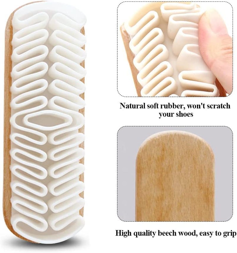 ZEVON® Suede Brush - Suitable for Leather Cleaning Suede & Nubuck Boots, Bags and Belts (Handcrafted Suede Brush for Shoes, Multicolour) - Image 5