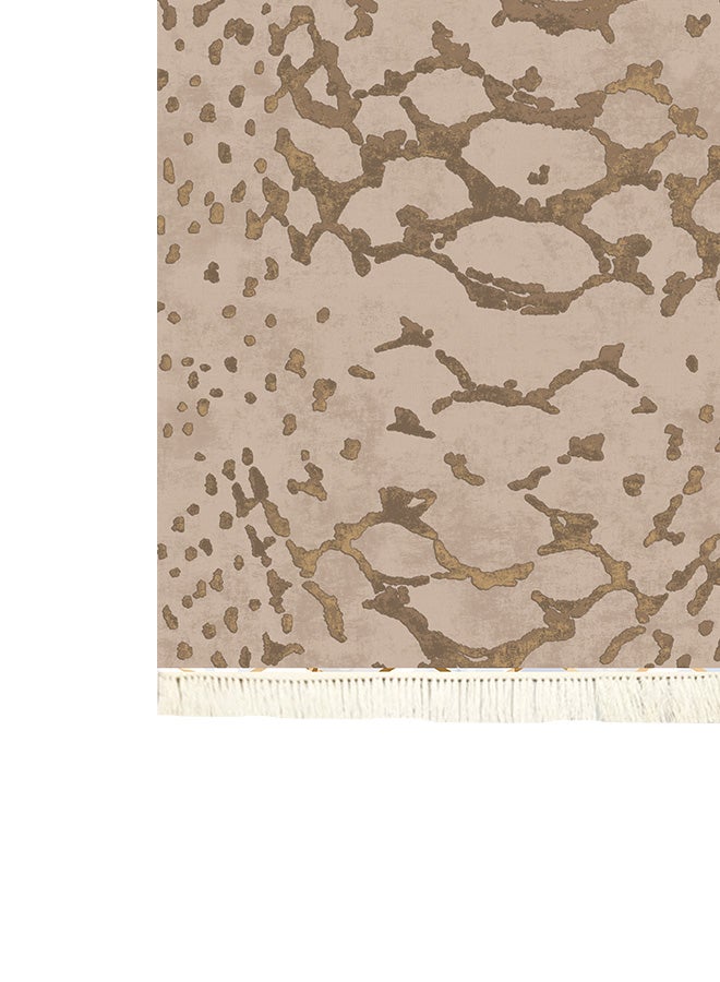 In-House Modern Design Turkish Rectangular Decorative Carpet - Light Pink - Image 4