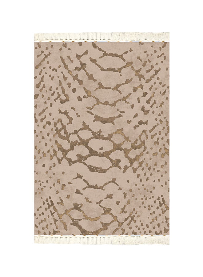 In-House Modern Design Turkish Rectangular Decorative Carpet - Light Pink - Image 3