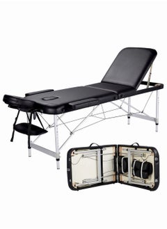 Chulovs Massage Table Portable Massage Bed 3 Folding Lightweight Height Adjustable Salon Spa Table with Carry Case  - Image 1